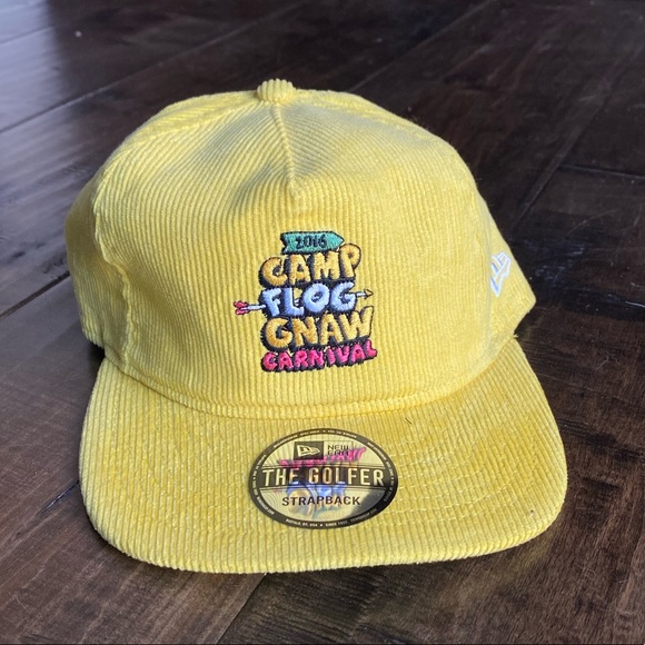 Nwot Camp Flog Gnaw Corduroy Hat Golf 